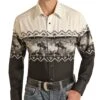 Panhandle Men's Western Snap Shirt 2 Panhandle Men's Western Snap Shirt -Wrangler Store PHMSOSR0MU