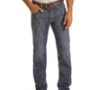 Rock & Roll Cowboy Men's Double Barrel Straight Leg Jean -Wrangler Store RRMD0SRZPG