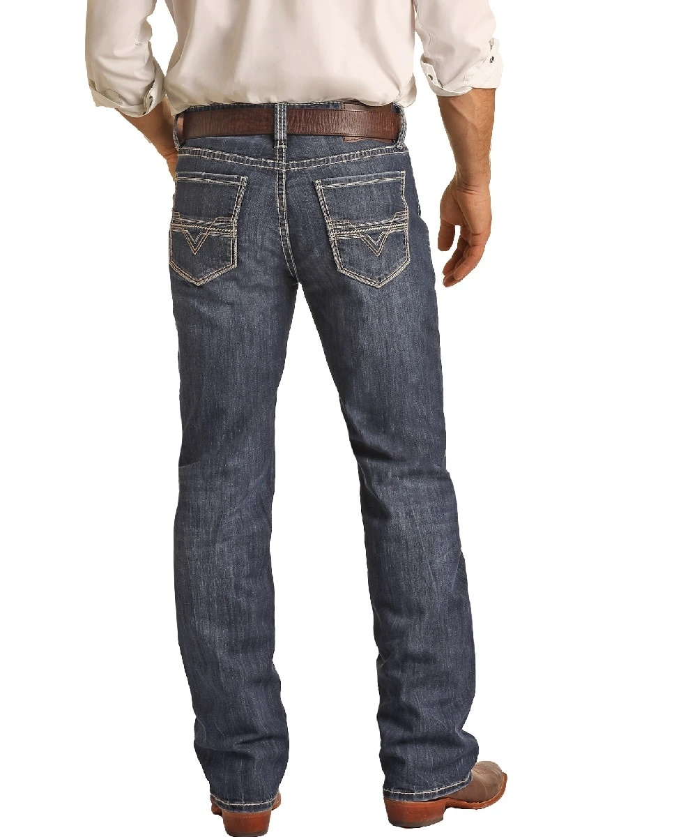 Rock & Roll Cowboy Men's Double Barrel Straight Leg Jean 4 Rock & Roll Cowboy Men's Double Barrel Straight Leg Jean - Image 2
