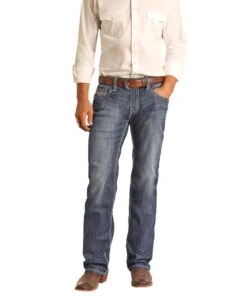 Rock & Roll Cowboy Men's Pistol Straight Jean