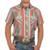Panhandle Men's Serape Snap Shirt -Wrangler Store RRMS1SR0Q6