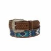 M&F Western Men's Ariat Embroidered Belt -Wrangler Store a1038702