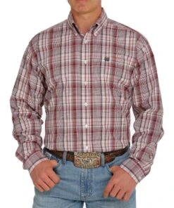 Cinch Men's Plaid Button Down Shirt