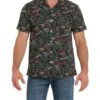 Cinch Men's Button Down Camp Shirt -Wrangler Store mtw1401025