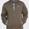 Cinch Men's Pullover Sweater -Wrangler Store mwk1534002 a