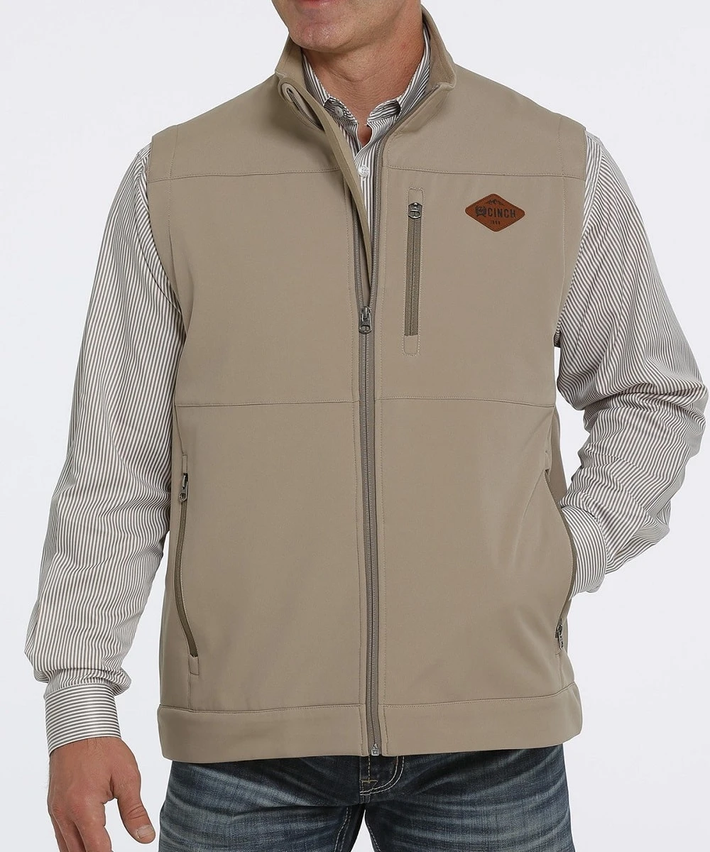 Cinch Men's Concealed Carry Bonded Vest 3 Cinch Men's Concealed Carry Bonded Vest