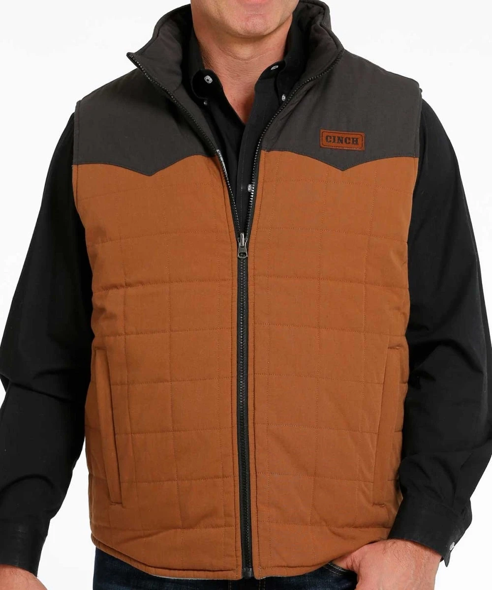 Cinch Men's Quilted Reversible Vest 2 Cinch Men's Quilted Reversible Vest