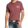 Ariat Men's US Registered Tee -Wrangler Store products 10024554front