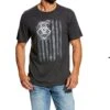 Ariat Men's Vertical Flag Logo Tee -Wrangler Store products 10026658 front