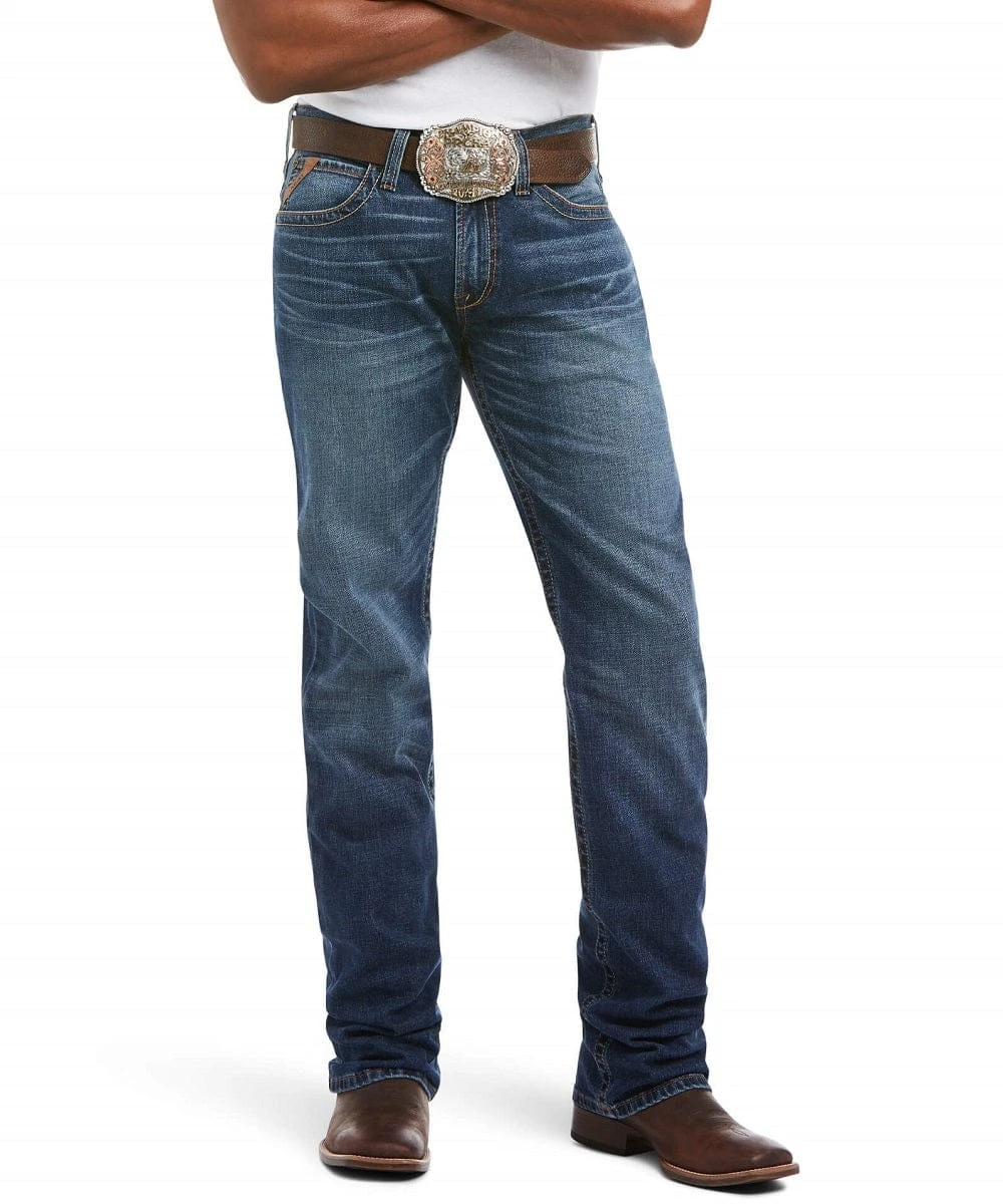 Ariat Men's M4 Low Rise Stretch 3D Calero Fashion Boot Cut Jean 3 Ariat Men's M4 Low Rise Stretch 3D Calero Fashion Boot Cut Jean