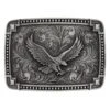 Montana Silversmiths Men's Classic Antiqued Tied At The Corners Attitude Buckle With Soaring Eagle -Wrangler Store products A566