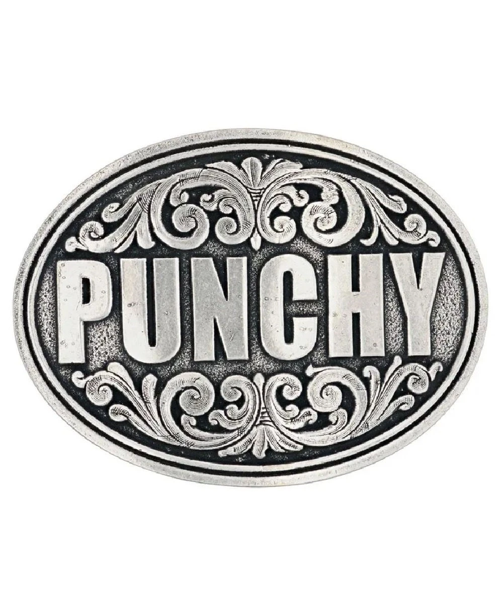 Montana Silversmiths Men's Ultra Punchy Attitude Belt Buckle 3 Montana Silversmiths Men's Ultra Punchy Attitude Belt Buckle