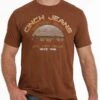 Cinch Men's Lead Don'T Follow Copper Graphic Tee -Wrangler Store products MTT1690461 a