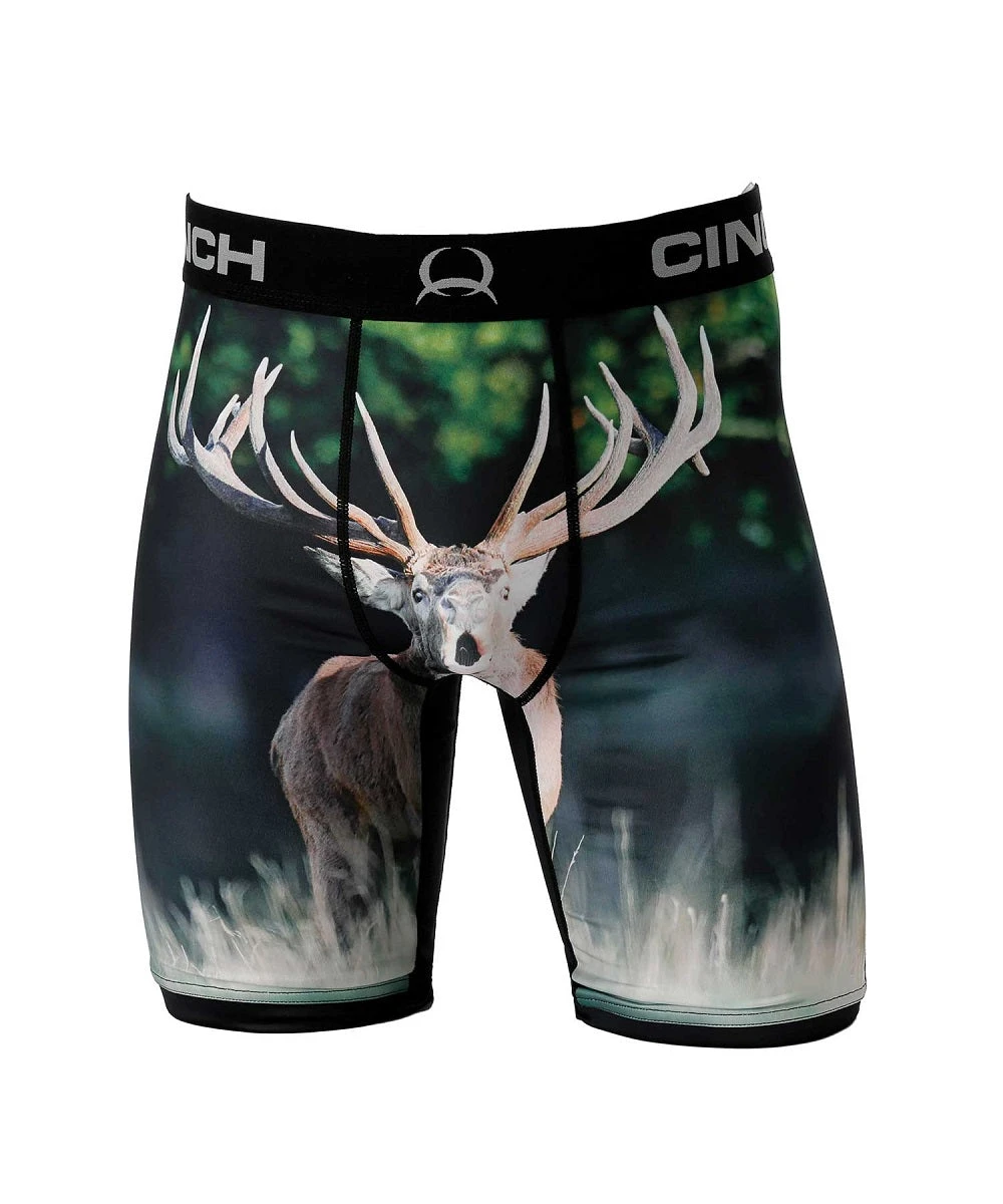 Cinch Men's Elk Boxer Brief 3 Cinch Men's Elk Boxer Brief