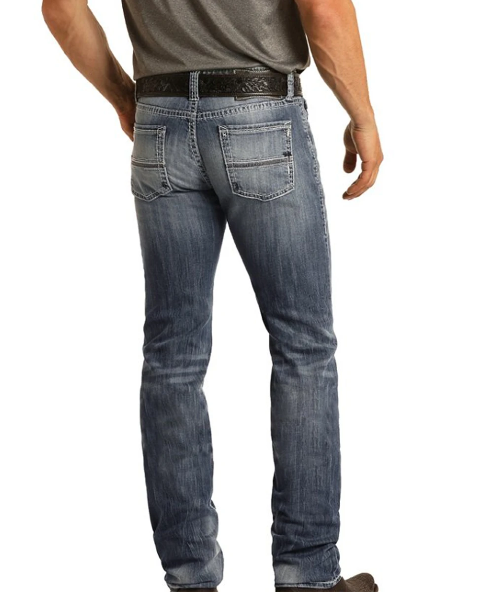 Rock & Roll Cowboy Men's Reflex Revolver Slim Fit Jean 4 Rock & Roll Cowboy Men's Reflex Revolver Slim Fit Jean - Image 2