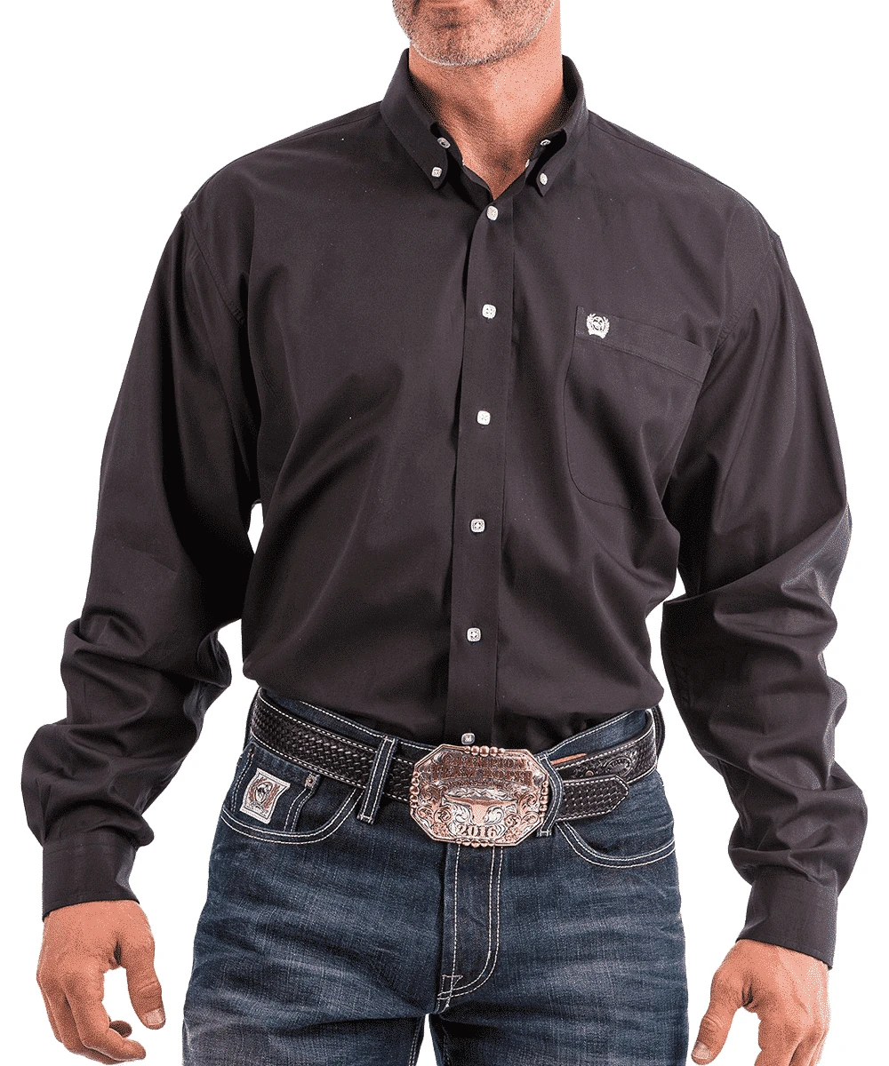 Cinch Men's Black Button Down Shirt 3 Cinch Men's Black Button Down Shirt