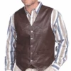 Scully Men's Brown Lambskin Leather Snap Front Vest -Wrangler Store products Untitled 1 6dd44fb4 131a 4a2d 91ad 8b107d4bffd3
