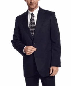 Circle S Men's Abilene Black Sportcoat