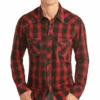 Rock & Roll Cowboy Men's Red Plaid Snap Shirt -Wrangler Store products Untitled 4 ea44781d 493b 4b26 8bb6 644063a893c3