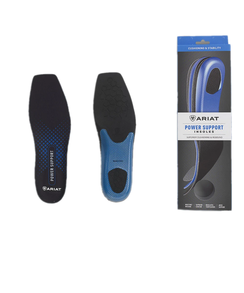 M&F Western Men's Ariat Power Support Wide Square Toe Insole 3 M&F Western Men's Ariat Power Support Wide Square Toe Insole