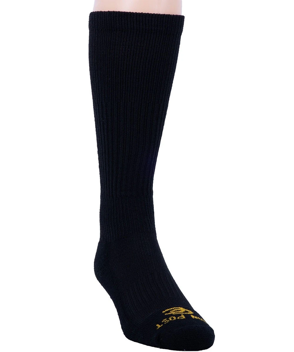 Dan Post Men's Black Over The Calf Socks 3 Dan Post Men's Black Over The Calf Socks
