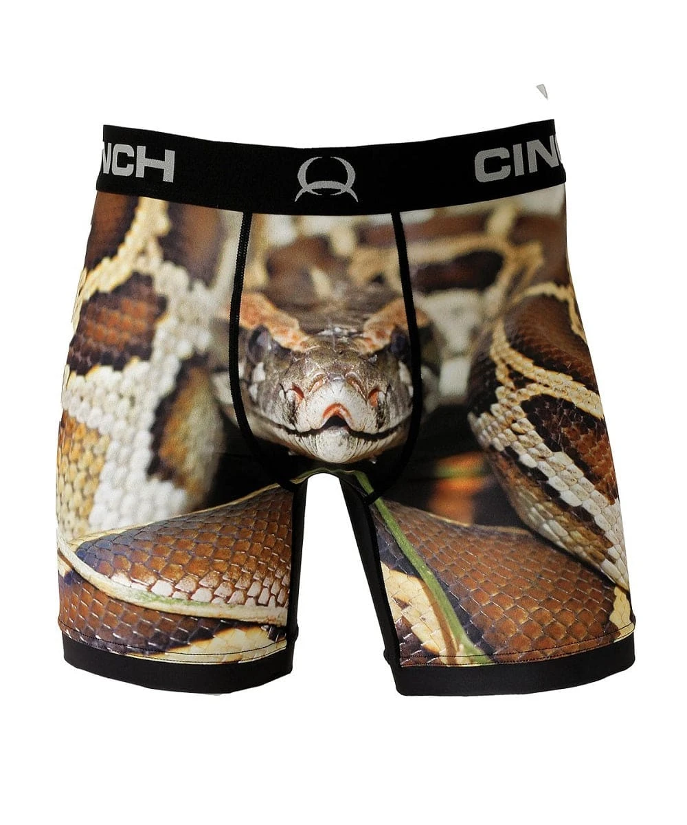 Cinch Men's Python Boxer Brief 3 Cinch Men's Python Boxer Brief