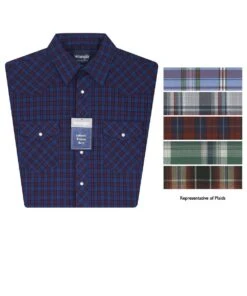Wrangler Men's Sport Short Sleeve Western Snap Shirt